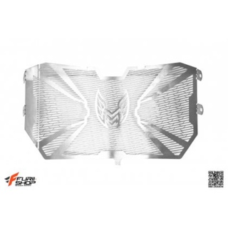 การ์ดหม้อน้ำ Radiator Guard M.A.D + การ์ดออย Silver FOR YAMAHA MT-10 2016-2018