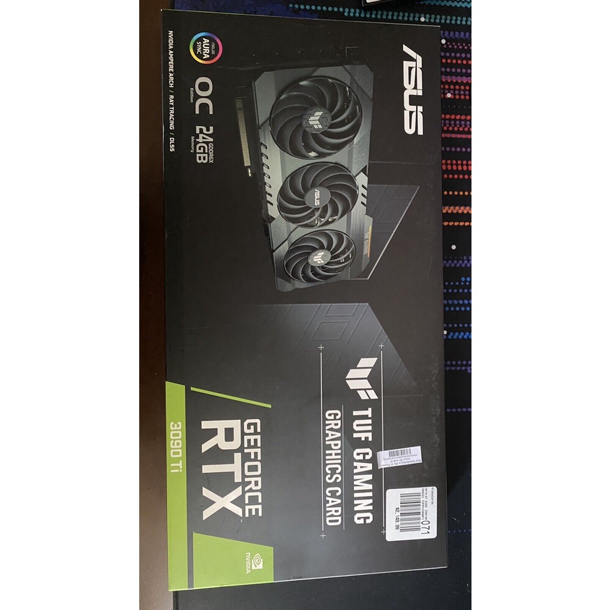 ASUS TUF RTX 3090 TI 24GB GAMING OC 24GB GDDR6X GPU Video Graphics Card