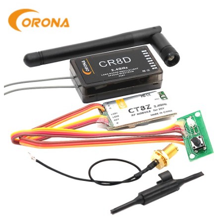 รีซีฟ Corona 2.4Ghz DIY Module CT8Z (DSSS) with Receiver C8RD Convert Transmiter To 2.4Ghz System