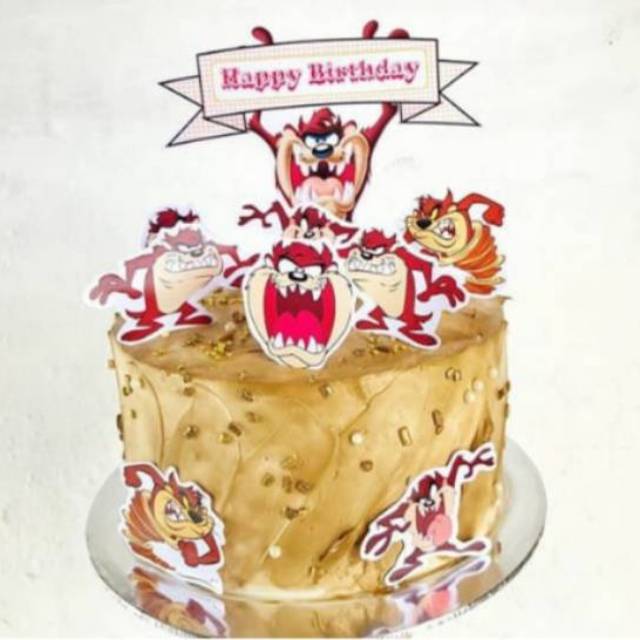 Tazmania taz mania ชุดตกแต่งเค้ก