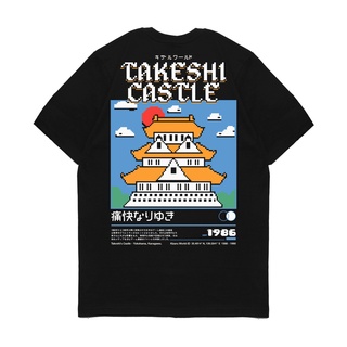 เสื้อยืดโอเวอร์ไซส์เสื้อยืด พิมพ์ลาย Kizaru Origin TAKESHI CASTLES-3XL