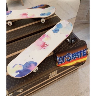 LV watercolor skateboard 2021