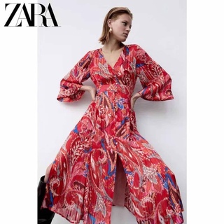 🌷🌷🌷Red ZaRa BoHo Dress🌷🌷🌷ป้ายypy