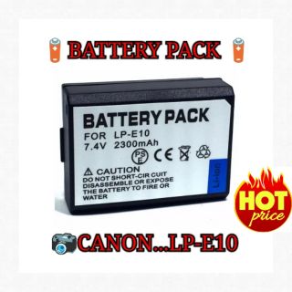 แบตเตอรี่กล้องCANON รหัส LP-E10,LPE10 BATTERY FOR CANON EOS Rebel T3,T5,T6,CANON EOS 1100D, 1200D, EOS 1300D,...