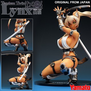Model Figure งานแท้ Original ฟิกเกอร์ Yamato Tandem Twin Animal Girls Lynx Ougyoku Nechan Yamaneko สกุลลิงซ์ โอโยคุ