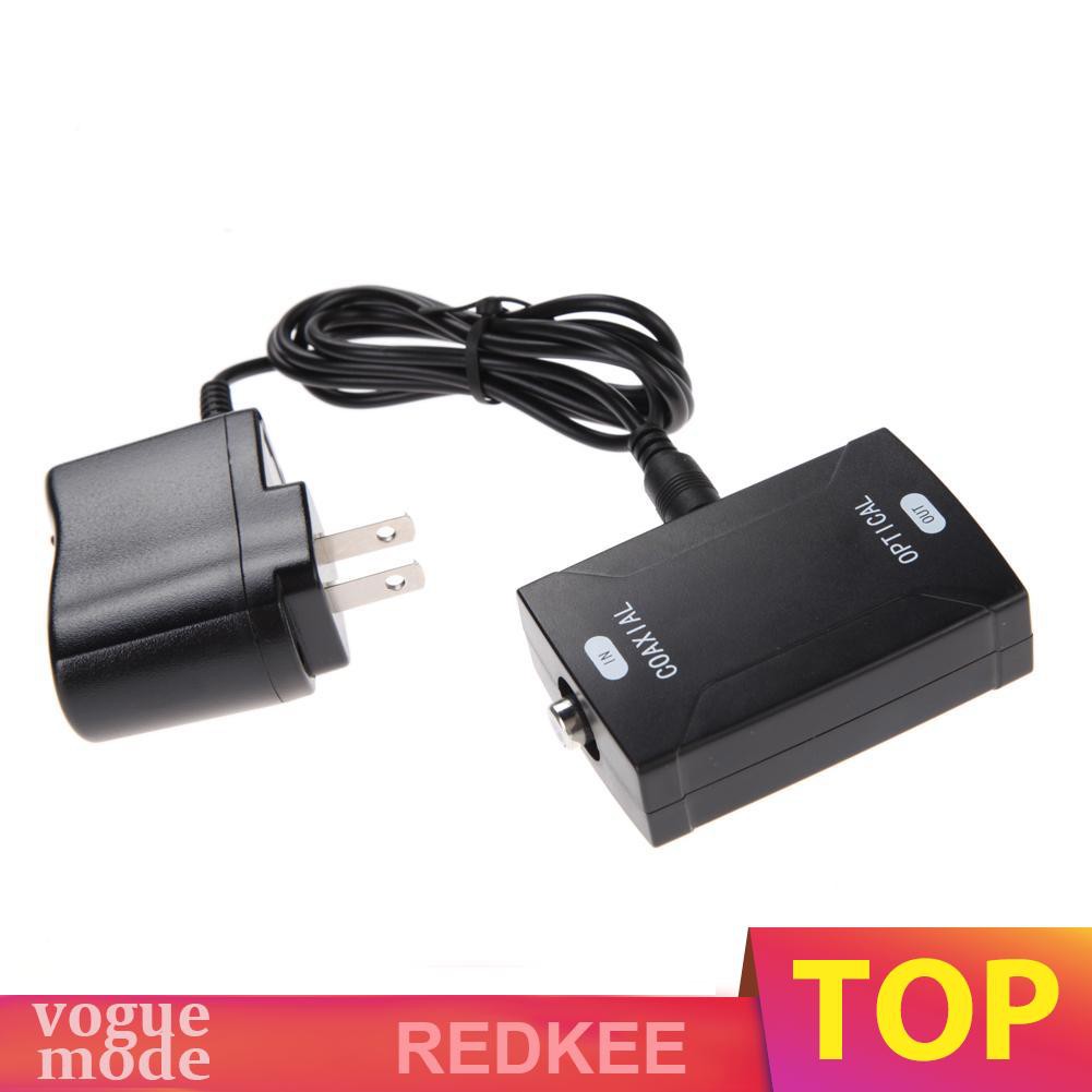 Redkee Coax Coaxial Rca Toslink Spdif อะแดปเตอร์แปลงเสียงดิจิตอล #7