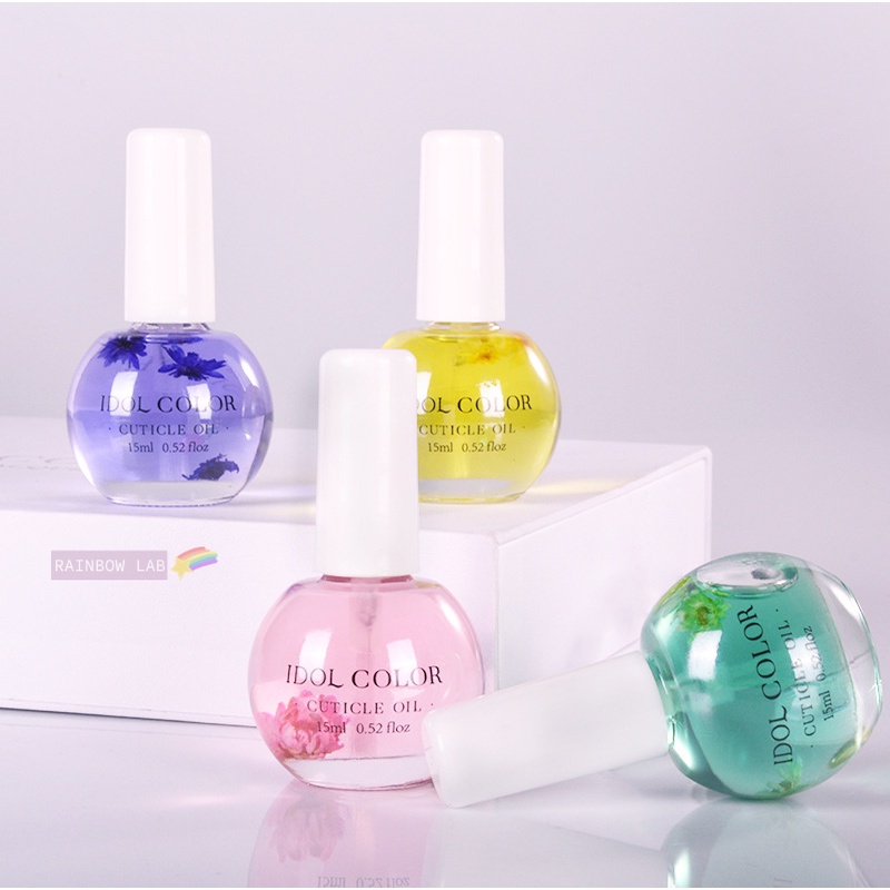 น้ำมันบำรุงเล็บ 🌸 เกรดพรีเมียม กลิ่นหอมฟลอรัล ออยบำรุงจมูกเล็บ🇰🇷 Cuticle Oil - Idol Color