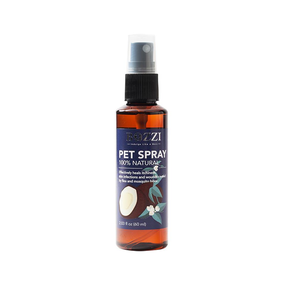 BOZZI Skin Care – Pet Oil Spray สเปรย์น้ำมันสมุนไพร เพิ่มความชุ่มชื้นและฟื้นฟูปัญหาผิวหนัง สำหรับสัตว์เลี้ยง  (ุ60ml) ราคา ถูกที่สุด ดีลบีเคเค แกลเลอรีภาพที่ 4