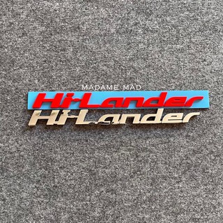 โลโก้ Hi Lander D-MAX 2012-2019 ขนาด 28x2.5cm