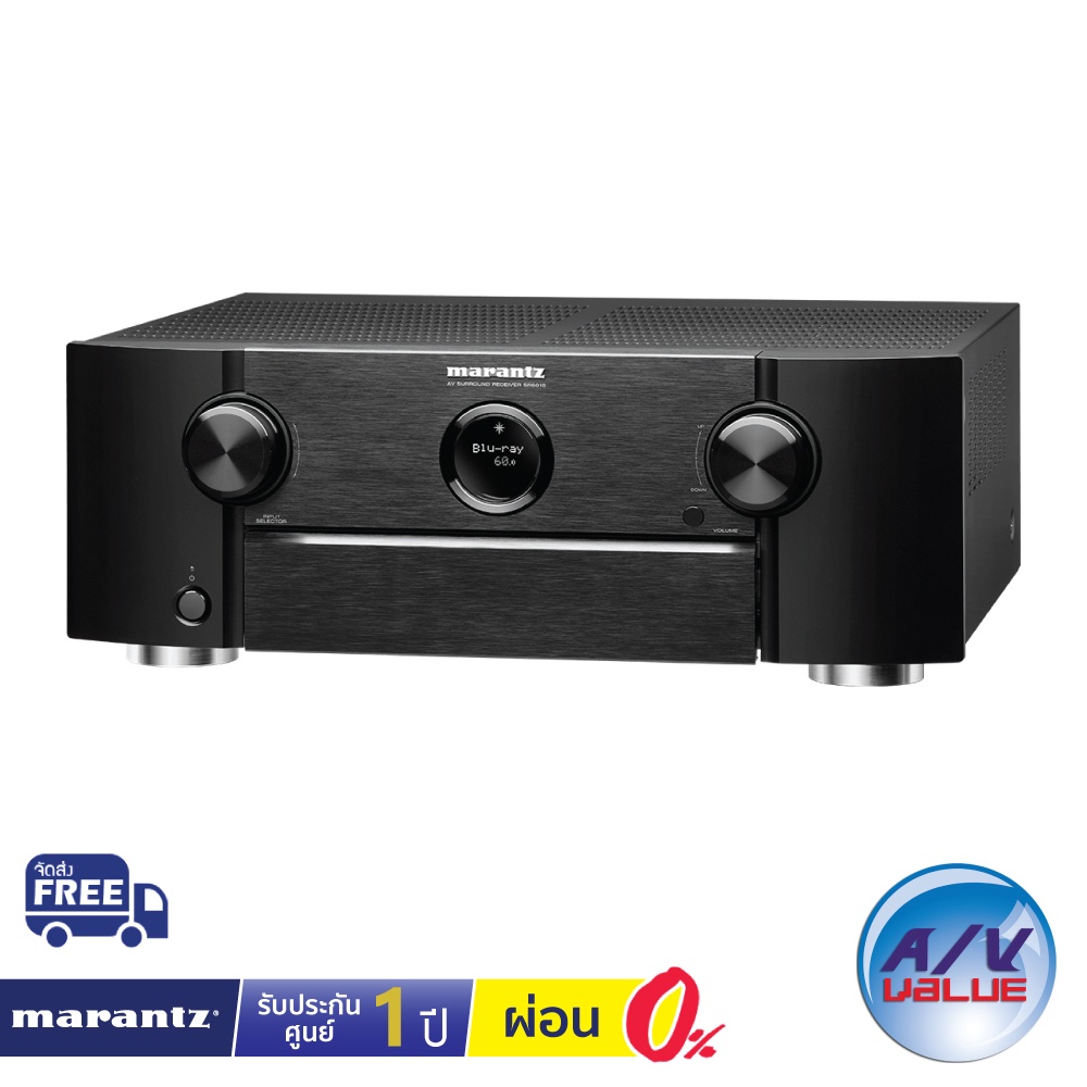 Marantz SR6015 - 9.2ch. 8K AV Receiver with HEOS® Built-in and Voice Control ** ผ่อน 0% **
