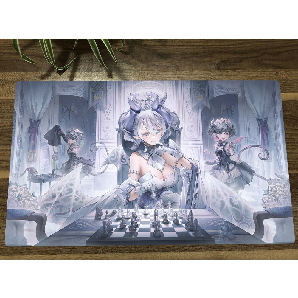 YuGiOh Labrynth of the Silver Castle Trading Card เกม TCG CCG Playmat แผ่นรองเมาส์โต๊ะ Gaming Play Mat พร้อมกระเป๋า 60x35 ซม.