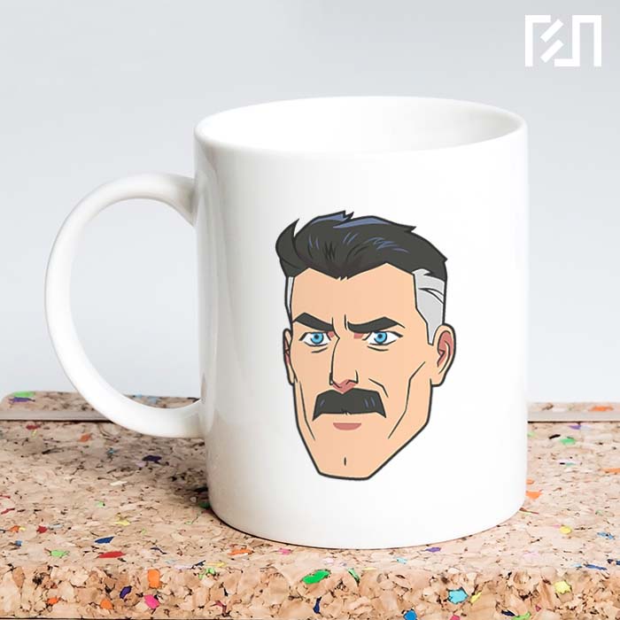 แก้วมัคไอคอนการ์ตูน Invincible Omni Man