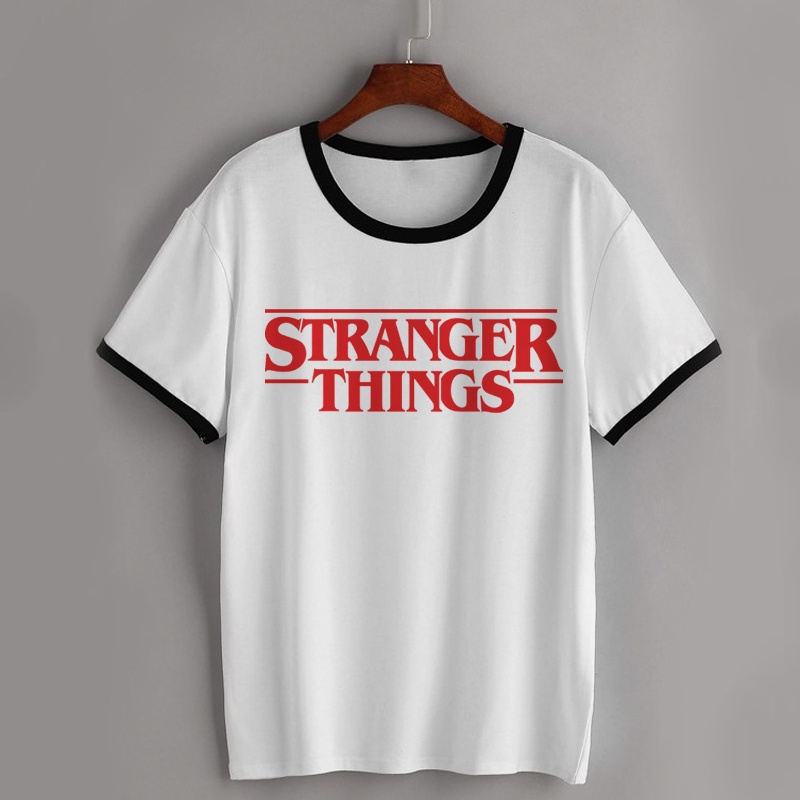 เสื้อยืดคอกลม พิมพ์ลายกราฟฟิค Stranger Things 4 Eleven แฟชั่นฤดูร้อน สําหรับผู้ชาย