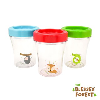 Blessed Forest ถ้วยเก็บอาหาร Stackable Cups (3 ชิ้น) BF-7076T