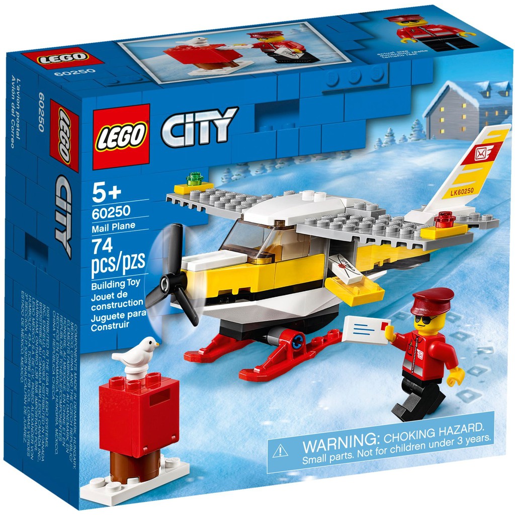 [BOB] 60250 LEGO City Great Vehicles Mail Plane ใหม่ MISB