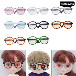 WEST 🔥Doll Accessories Stylish Creative Assorted Round Frame Doll Glasses