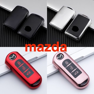 ซองกุญแจ  TPU Mazda 2  cx3  cx5 cx8 All New Mazda 3 CX30 CX 3 ปี2021 Skyactiv key case