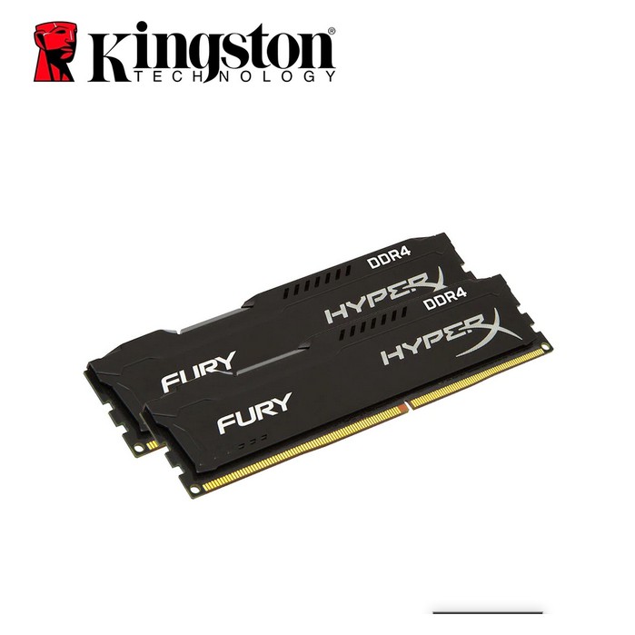 🔥แรม  DDR4    16GB (8GBx2) DDR4/2666 RAM PC (แรมพีซี) KINGSTON HyperX FURY (HX426C16FB3K2/16) Warranty LT