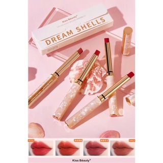 Kiss Beauty Dream Shell Soft Mist Lipstick คิสบิ้วตี้ ลิปสติก เวลเวท แมทต์ สีสวย ติดทนนาน