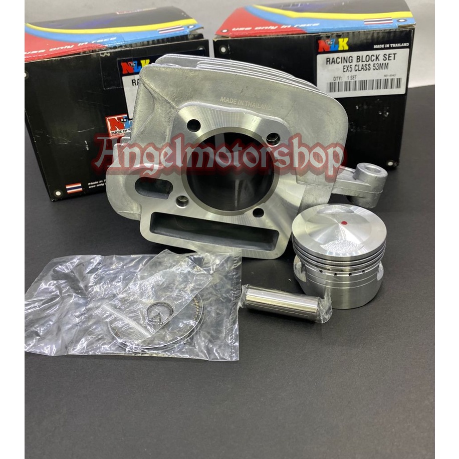 เสื้อสูบ (NLK) EX5CLASS 53MM/56MM/WAVE100 53MM/56MM Racing Block