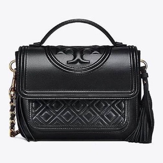 TORY BURCH FLEMING SATCHEL BLACK