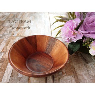 ถ้วยไม้จามจุรี เคลือบ food-grade (Size M) ผลิตและจัดจำหน่ายโดย... TACTEAM ‪#‎woodwork‬