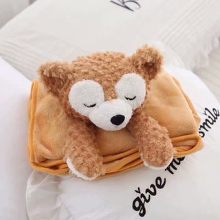 🌟พร้อมส่ง🌟Disney Duffy and friends Blanket ผ้าห่มน้องหมีDuffy และผองเพื่อน