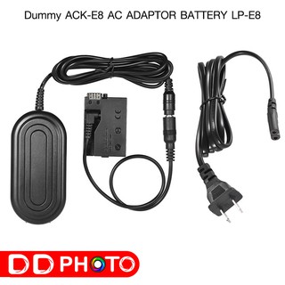 Dummy Battery ACK-E8 AC Adapter Battery LP-E8 for Canon 700D 650D 600D