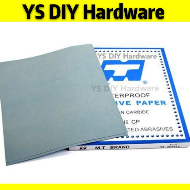 กระดาษทรายขัดกันน้ํา MT (9" x 11")(CP60-CP2500)
