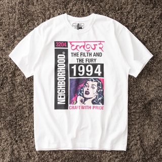 [S-5XL] Neighborhood TABLOID-1 / C-TEE. Ss เสื้อยืดแขนสั้น พิมพ์ลายโปสเตอร์ สําหรับผู้ชายและผู้หญิง