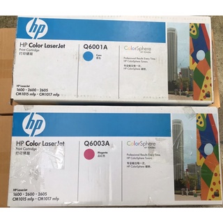 HP : Q6001A(ฟ้า) , Q6003A(ชมพู) ,HP03Fไม่แกะกล่อง