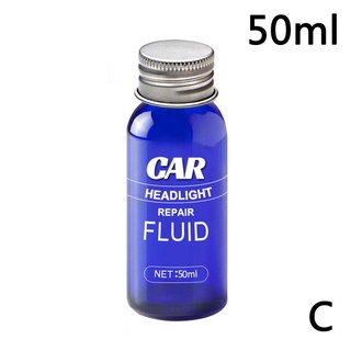 50ml 9H Car Headlight Lens Restoration Plastic Light Polishing Repair System R6C8 P7N2 Cleaner D8F3