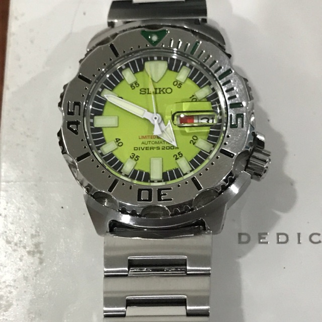 นาฬิกา Seiko Green Monster Limited Edition
