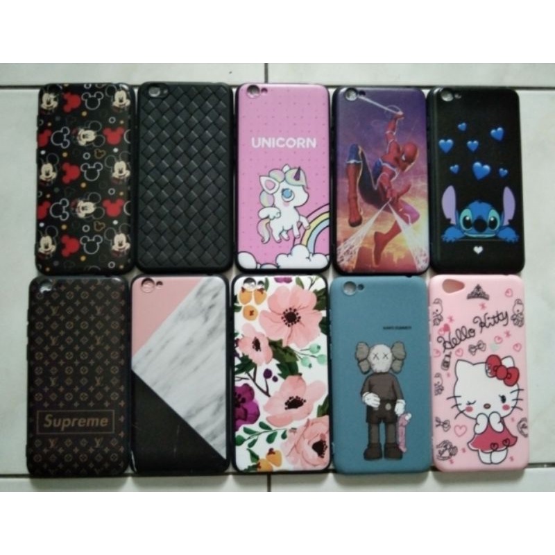 ปลอกเคสโทรศัพท์ Vivo y55 y55s y55l hello kitty mickey mouse การ์ตูน kartun เคสโทรศัพท์ซิลิโคน