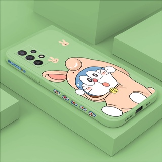 เคสโทรศัพท์มือถือ ซิลิโคนนิ่ม กันรอยกล้อง ลายการ์ตูนโดราเอมอนน่ารัก สําหรับ Samsung A01 Core A11 A21s A31 A51 A71 A02s A7 2018