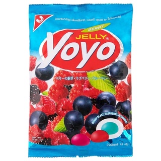 เยลลี่รสมิกซ์เบอร์รี่ Yoyo Mixed Berries Gummy Jelly 80g.