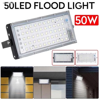 LED Floodlight 50w ไฟ สปอตไลท์ LED กันน้ำ ขนาด 50W โคมไฟ ไฟถนน โคมไฟภูมิทัศน์ กันน้ำ 50 ดวง