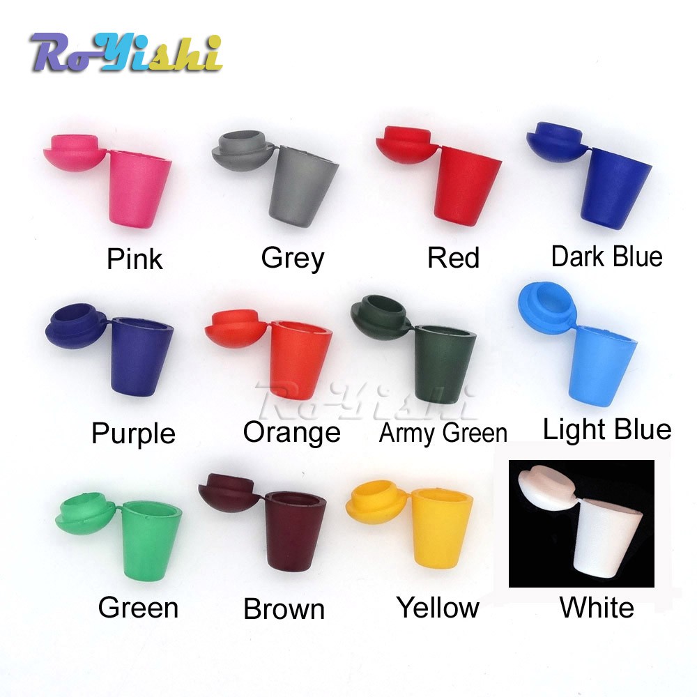 12 ชิ้น/แพ็คที่มีสีสันสายสิ้นสุด Bell Stopper พร้อมฝาปิดล็อคพลาสติกสลับคลิปสําหรับ Paracord เสื้อผ้ากระเป๋ากีฬาสวมใส่รองเท้า 5.0 35 รีวิว 43 ออเดอร์ US $0.84