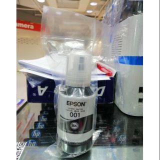 หมึกแท้ EPSON 001 BLACK สีดำ ( ของแท้ศูนย์ )​ **ไม่มีกล่อง** แท้100%