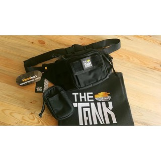 The Tank กระเป๋าคาดเอว Cordura เอนกประสงค์ กระเป๋าคู่ใจ กระเป๋าขาลุย (สีดำ)