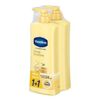[แพ็คคู่] วาสลีน อินเทนซีฟ แคร์ ดีพ รีสโตร์ โลชั่น 300 มล. VASELINE BODY LOTION-WHITENING DEEP RESTORE 300 ML.