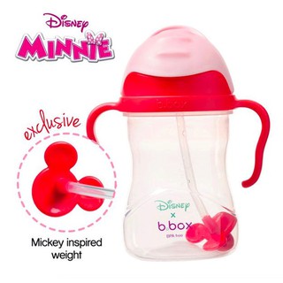 Bbox (ลายMinnie Mouse) แก้วหัดดื่ม คว่ำไม่ตก ตกไม่แตกนอนดื่มได้ (สำหรับน้อง 6 เดือนขึ้นไป)