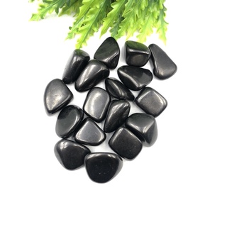 1 pc Natural shungite 3-4 Tumble Stone / Top High Quality Stone / Pocket Stone Healing Meditation Stone.