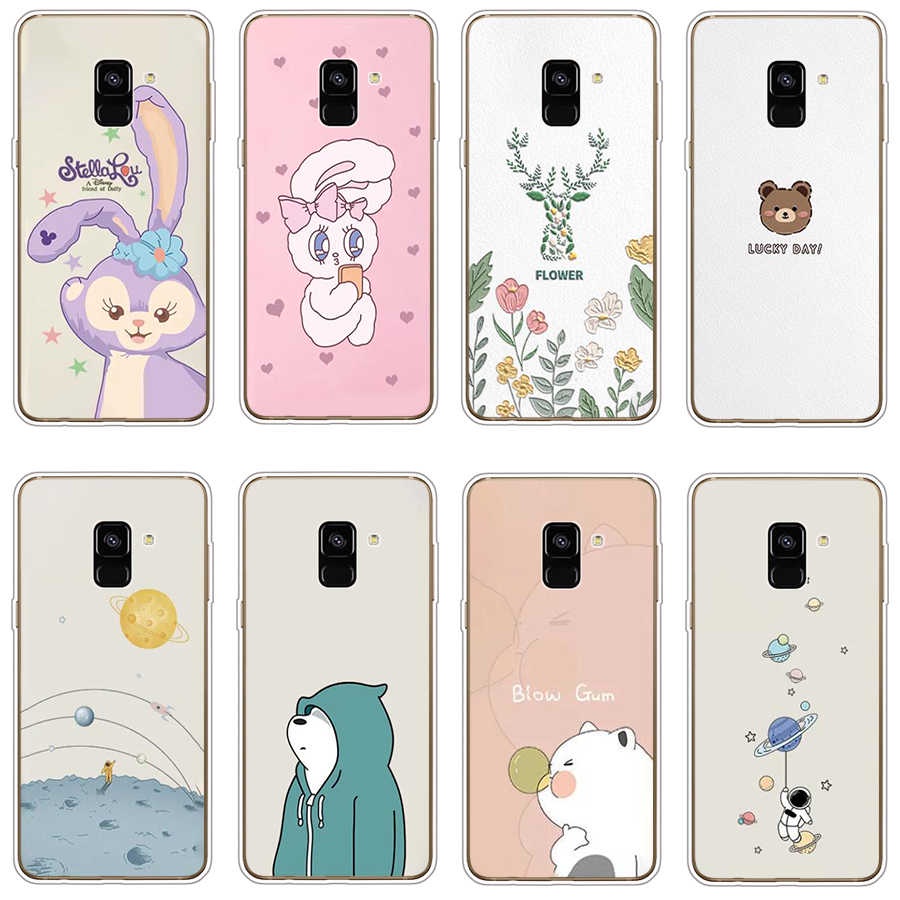 Samsung Galaxy A8 plus 2018 A6 2018 plus เคส TPU นิ่ม ซิลิโคน ป้องกัน เคสโทรศัพท์