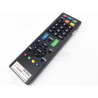 รีโมททีวี LCD LED SHARP รุ่น GB071WJSA [ใช้กับทีวีชาร์ป Sharp จอแบน LCD / LED ได้ทุกรุ่น] รีโมททีวีชาร์ป รีโมททีวี