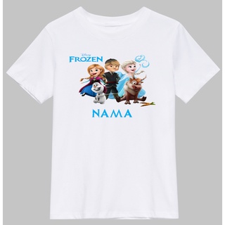 เสื้อยืด พิมพ์ลาย FROZEN เลือกชื่อได้