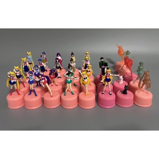 เซเลอร์มูนโมเดล Sailor Moon Bottle Cap Figures Vintage