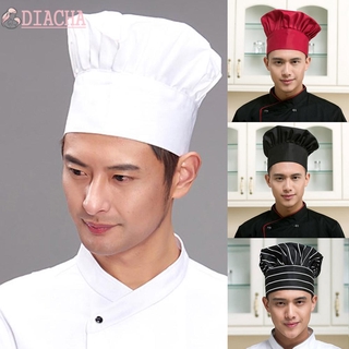 Diacha หมวกเชฟหมวกทําอาหารแฟชั่นผู้ชายผู้หญิง