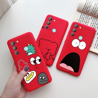 Tecno Pop 5 5 LTE BD4 เคสซิลิโคน สีแคนดี้ นิ่ม น่ารัก การ์ตูน ทาสี เคสโทรศัพท์ป้องกัน