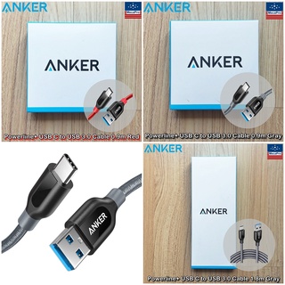 Anker® Powerline+ USB C to USB 3.0 Cable แองเคอร์ สายชาร์จ สายเคเบิล USB-C ถักไนลอน ระดับพรีเมียม